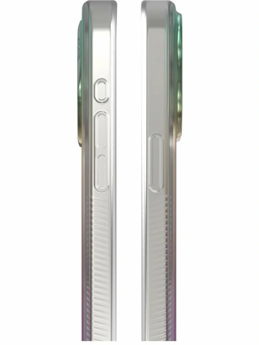 iPhone 15 pro MagSafe-Compatible Gradient Phone Case — Green & Purple